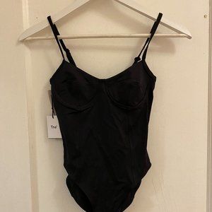 BRAND NEW Aritzia TNA Black Bodysuit